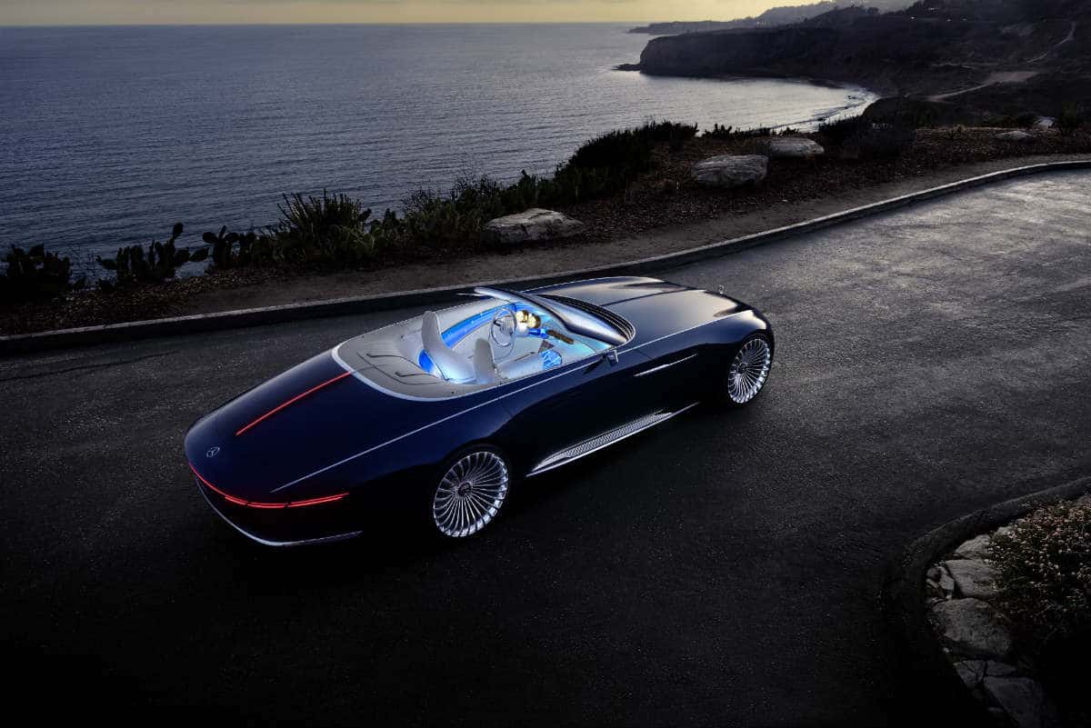 ELECTRIC CONCEPT CAR VISION MERCEDES MAYBACH 6